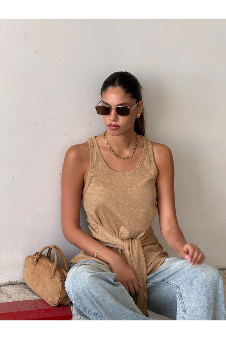 גופיית אוניל - בז'