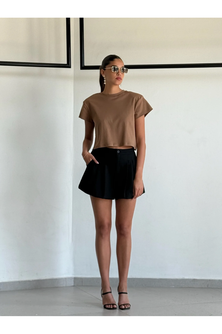 מכנס ריבל - שחור